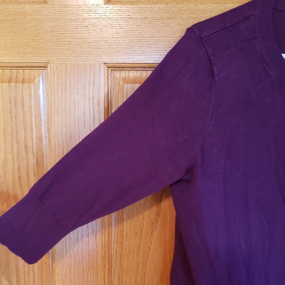 Red Women Button-Up Sweater - Picture 2 of 5